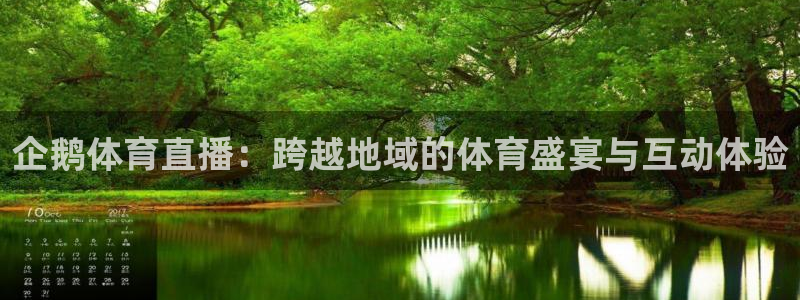 足球免费直播高清直播小九直播：企鹅体育直播：跨越地域的体育盛宴与互动体验